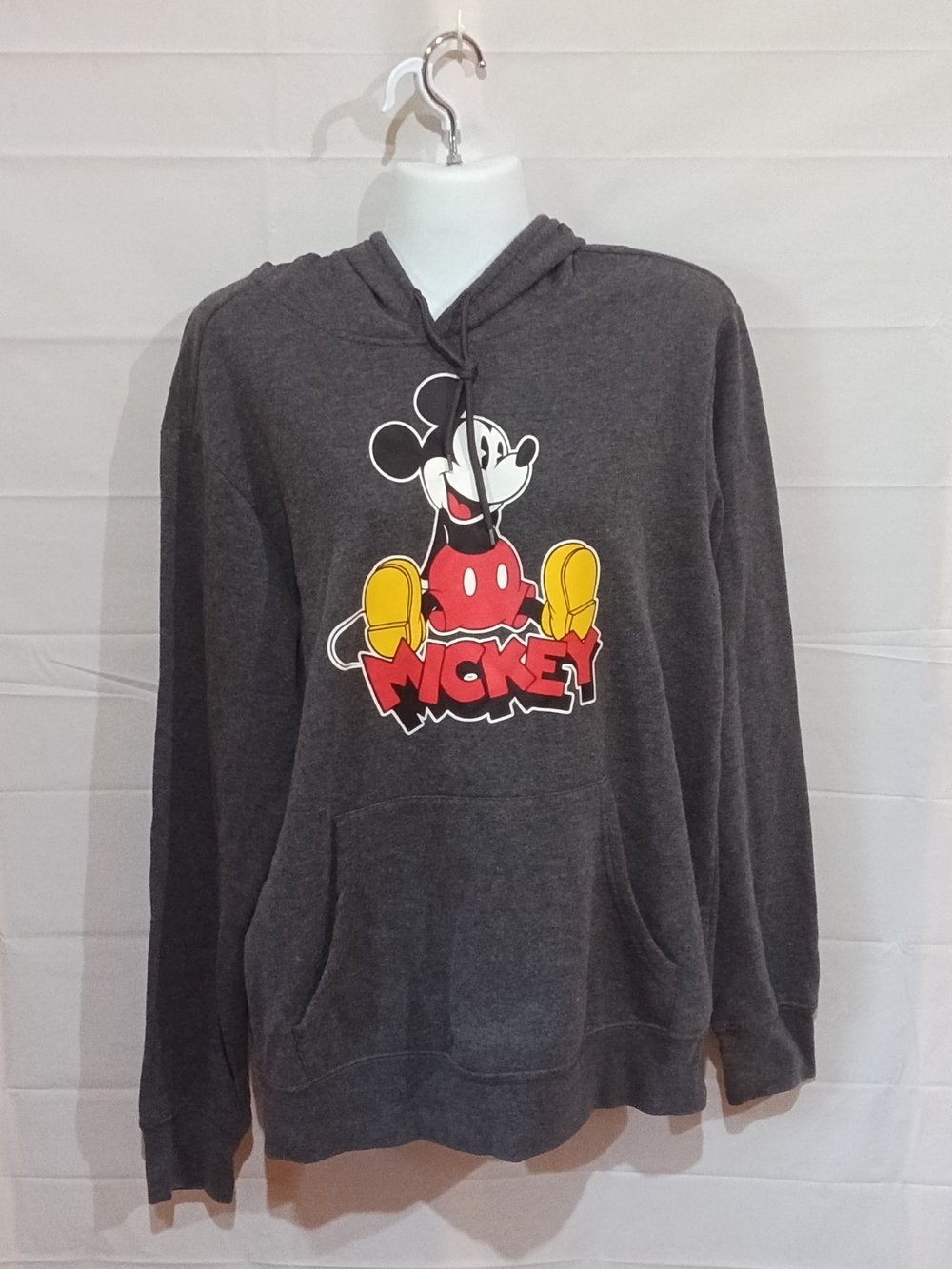Disney Mickey Mouse Dark Gray Pullover Hoodie